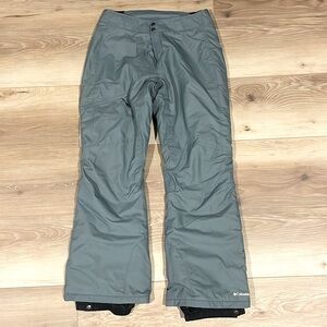 Teal Columbia bugaboo Omni tech snow pants